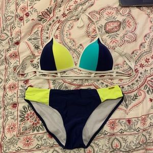 Two-piece bathing suit set